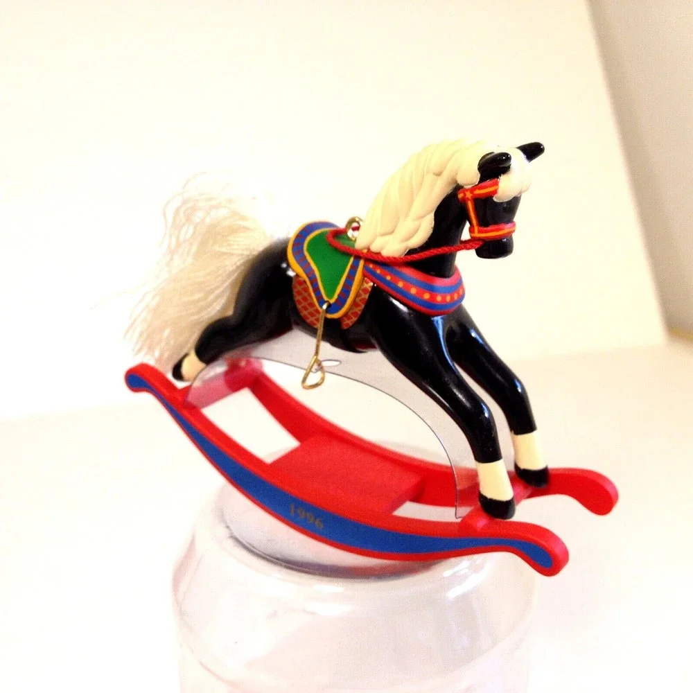 Vintage Hallmark 1996 Rocking Horse Collertors Series Christmas Ornament